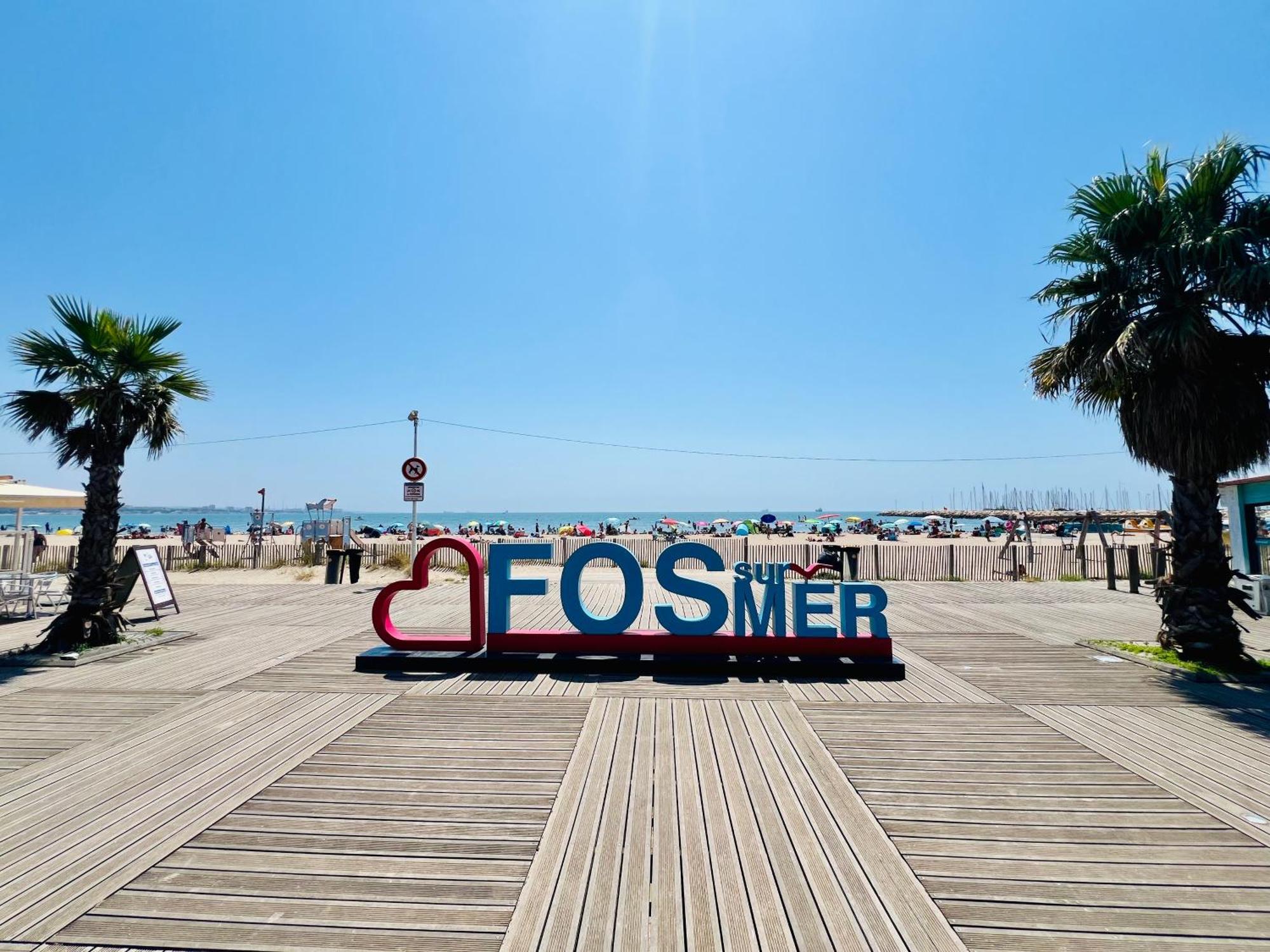 Perle Du Rivage - Plage 50M, Clim, Wifi, 2 Pers Fos-sur-Mer Kültér fotó